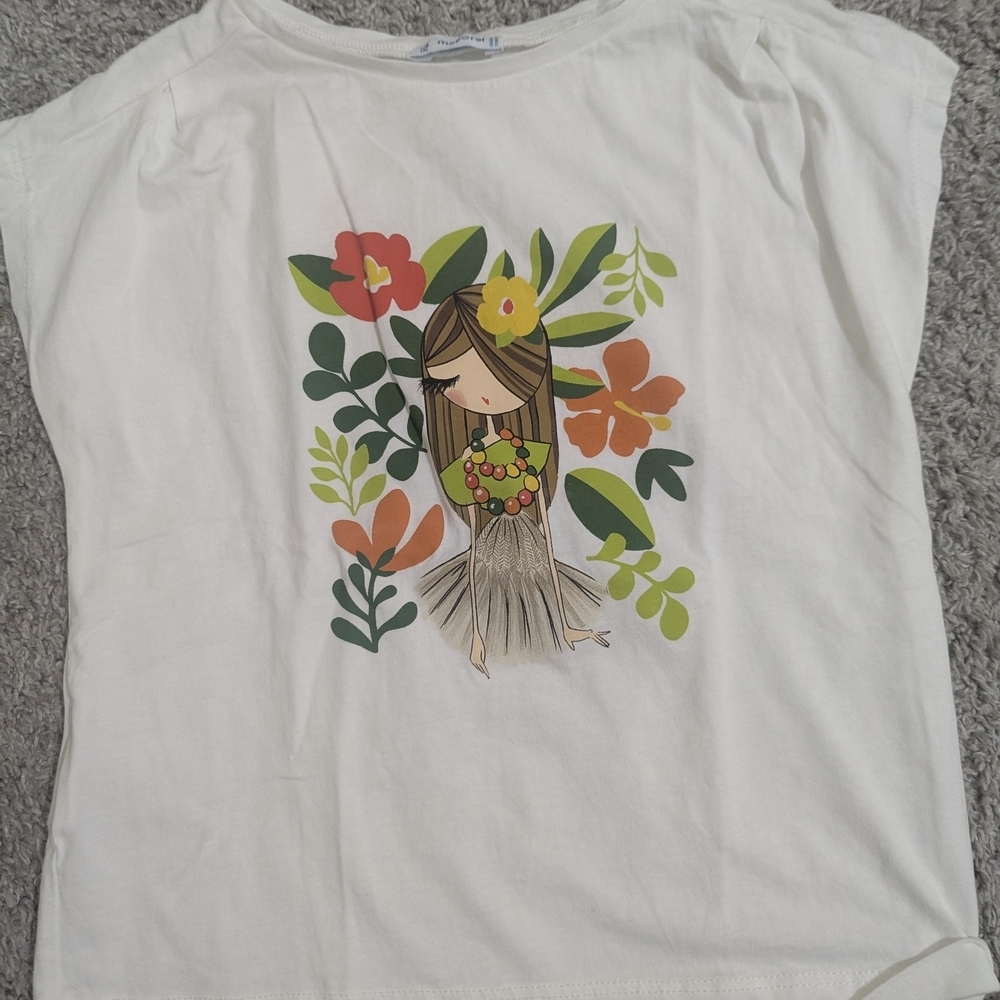 Mayoral Cream Tee - Picture 2 of 3